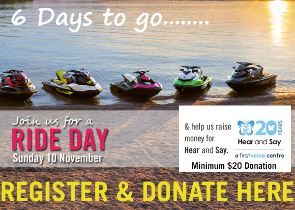 JSW Powersports ‘Hear and Say’ Ride Day – 10 Nov 2013