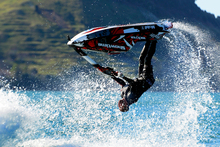 Jetski backflip knocks out Kiwi freestyler