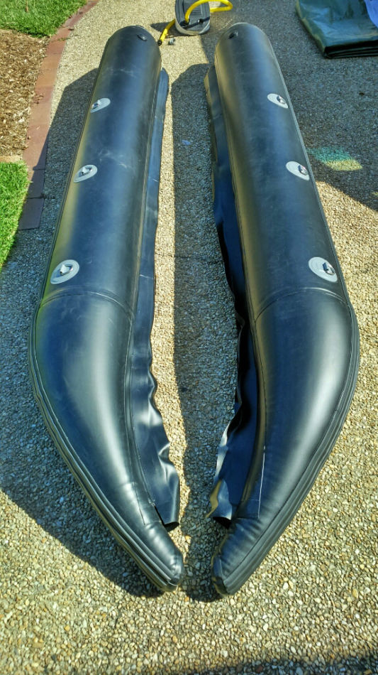 rib web black tubes x 4